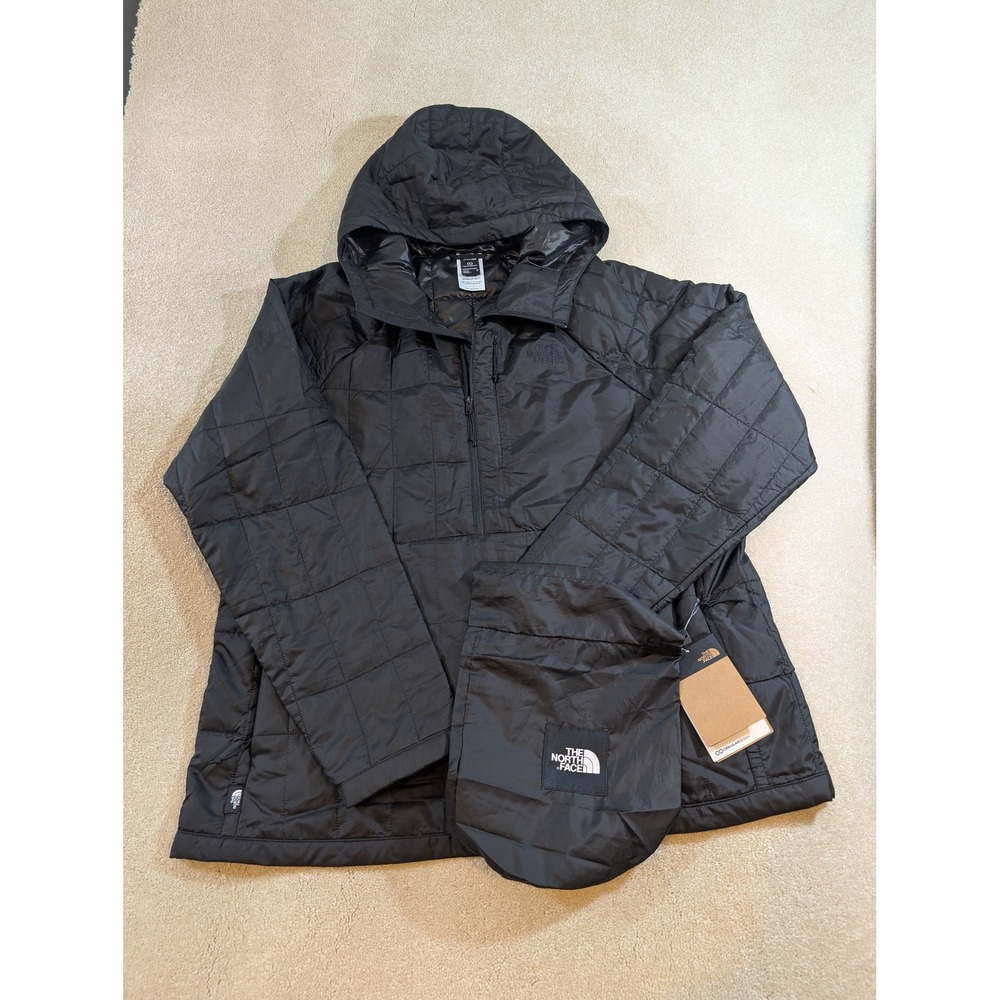 The North Face Womens Circaloft 1/4 Zip Pullover Jacket Black XL NF0A84JDJK3-XL